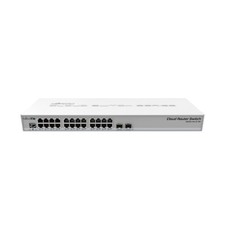 Used Mikrotik CRS326-24G-2S RM Cloud Router Switch, 24xGbit LAN, 2xSFP , Rackmou