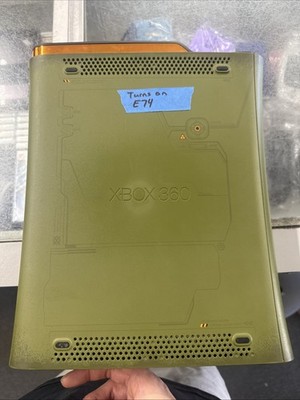 Microsoft Xbox 360 Green Video Game Console Halo 3 Special Edition E74
