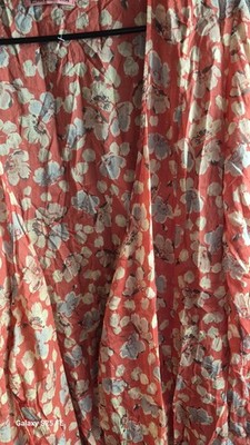 With Love Marilyn Moore Floral Wrap Top Cardigan 100% Baumwolle Rot UK 12