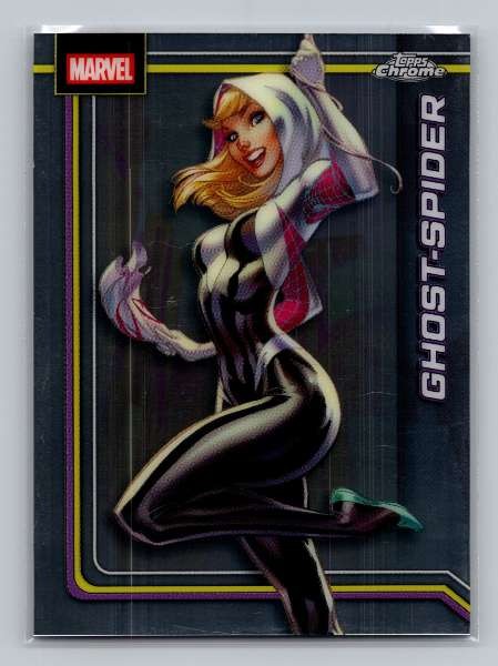 2026 Ghost-Spider 042 Topps Chrome Base Card Chrome NM