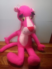 Vintage Pink Panther Plush Toy Large 24" 1980 United Artists Mighty Star Canada