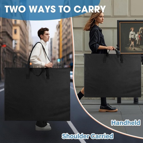 ZKOO Art Portfolio Bag, Case 18 X 24, 18 18*24in Black, Black  - Picture 3 of 9