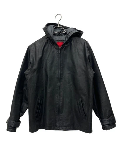 dual Leather Parka Jacket Men's Size M Black - product listing photo