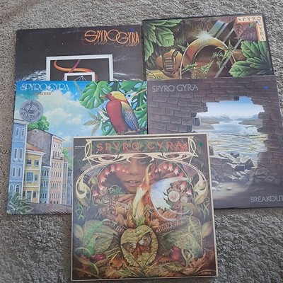 5 SPYRO GYRO Vinyl Record Lot MCA Breakout Morning Dance Carnival Catching Sun +