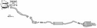 EndschalldäMpfer NachschalldäMpfer Ernst 011228 FüR Opel Corsa X01 F08 F68