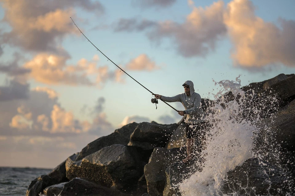 Triumph Surf Spinning Rod, 8'0" (TSF80M2), Sea Smoke Foto 4 de 4