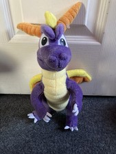 Peluche giocattolo morbido vintage Spyro il drago gioco da gioco 2001