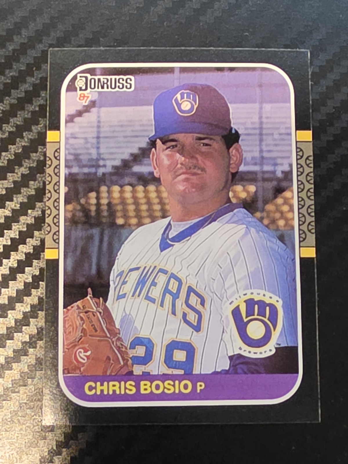 1987 Donruss - Chris Bosio #478 (RC) Milwaukee Brewers Rookie 