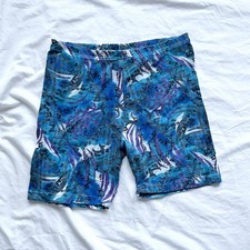 Vintage The Body Co Bike Shorts XL Blue 80s/90s