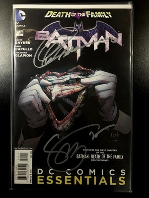DC Comics Essentials: Batman: Death of the Family #1 2016 High Grade Signed (2x)