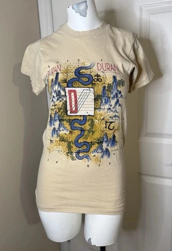 Duran Duran USA Tour T Shirt Small Single Stitc 1980s vintage concert t-shirt, vintage, size S, single stitch, B+ condition