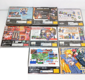 Sega Saturn Soft 8 Pieces Sold
