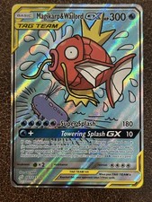 Magikarp & Wailord GX Alternate Full Art 161/181 Sm-Team Up Holo SEE ALL PHOTOS