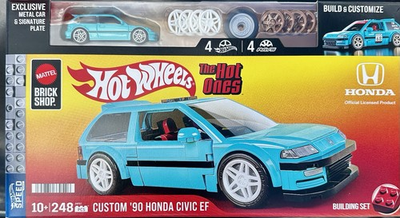 #ad Hot Wheels Brick Shop Custom #x27;90 Honda Civic EF The Hot Ones Mattel Speed Series $33.93