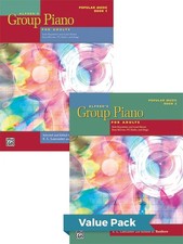 Alfred's Group Piano for Adults: Popular Music Books 1 and 2: Solo Repertoire...