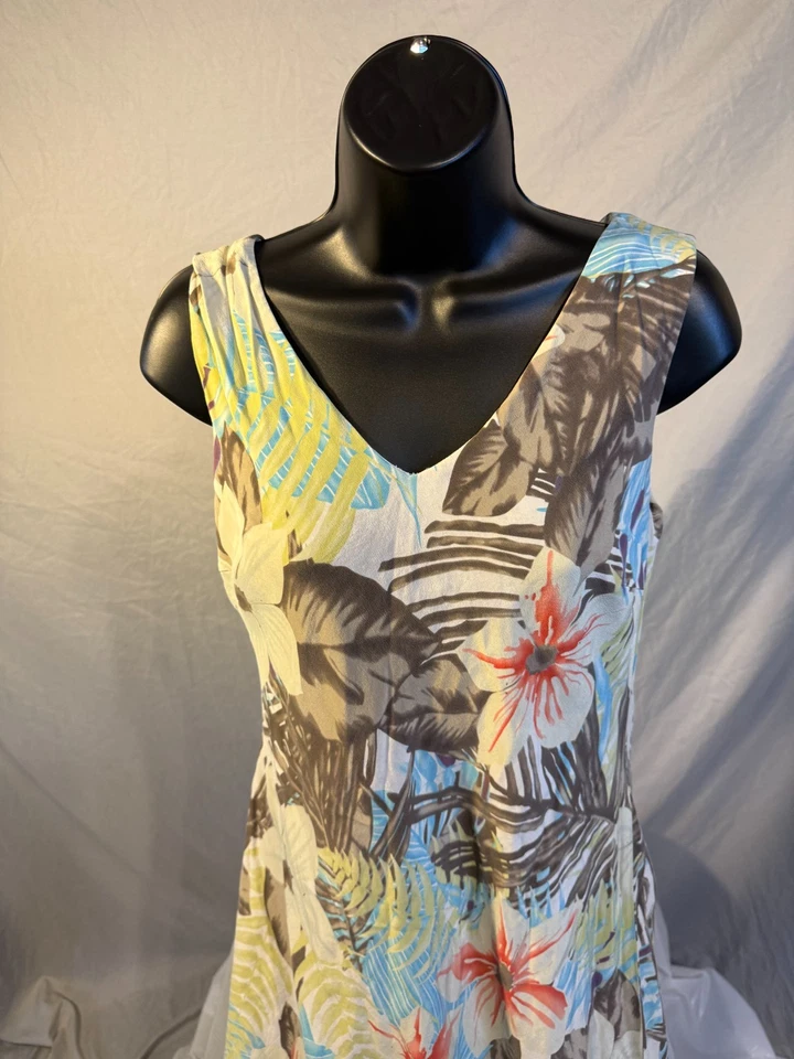 Vestido Vaina Mujer Petite Sophisticate Colores Otoño Cuello en V Talla 12P 12 Grande Seda Foto 2 de 3