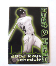 MLB - Tampa Bay Devil Rays 2002 Pocket Schedule