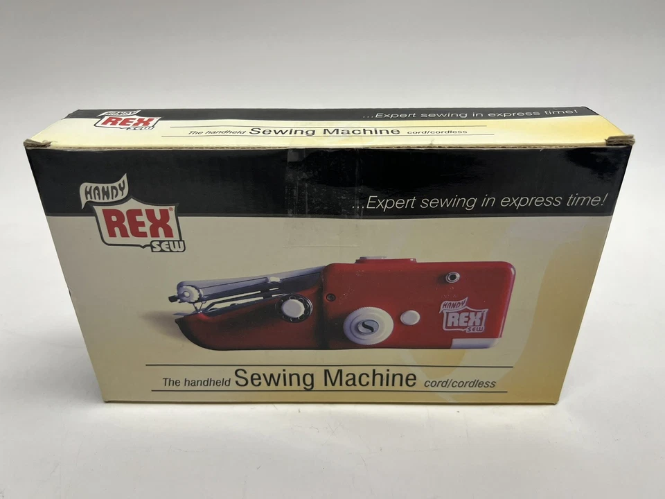 FACTORY SEALED Smartek RX-01 Handheld Portable Sewing Machine Red - Image 2 of 4