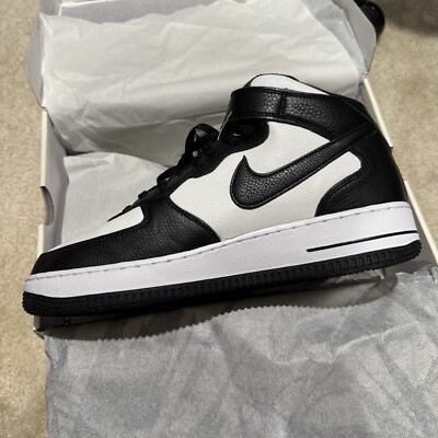 Size 11 - Nike Stussy x Air Force 1 Mid Black White