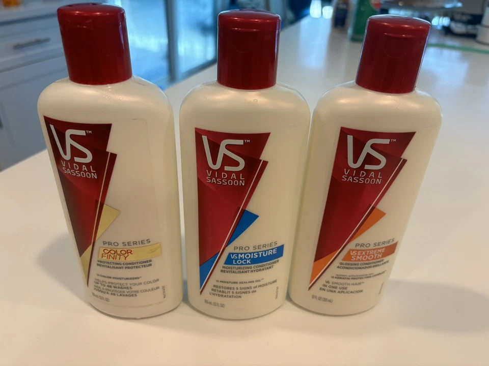 VIDAL Sassoon Pro Series Conditioners ( Lot Of 3 ) 12 oz. Discontinued. - Image 4 of 4