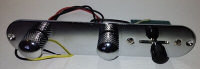 Discount Tele Wired Guitar Control Plate - Knobs Switch - Scratch n Dent Parts