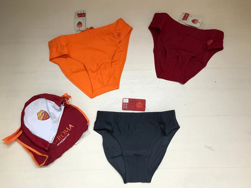 2880/50 AS ROMA COSTUME SLIP AMISTAD SEA MARE TOTTI SWIMMING + CUFFIA OMAGGIO