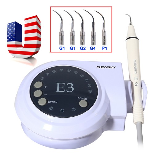 USA Dental Ultraschall Scaler E3 mit 5 * Spitzen & Handstück passend EMS SEASKY - Bild 6 von 12