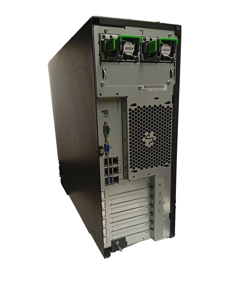 Workstation Fujitsu Primergy TX1330 M3 Xeon E3-1240 V6 3,70 16GB CP400i 2x 450W - Bild 2 von 4