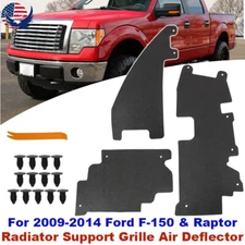 For 2009-2014 Ford F-150 Radiator Support Grille Air Deflector Kit F-150 Raptor