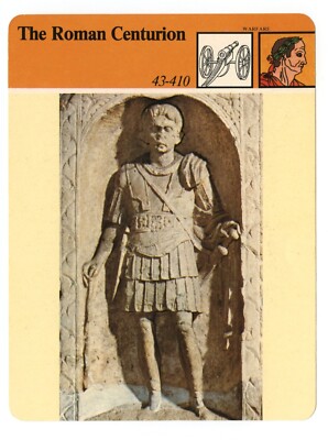 The Roman Centurion - Warfare Edito Service British Heritage History Card