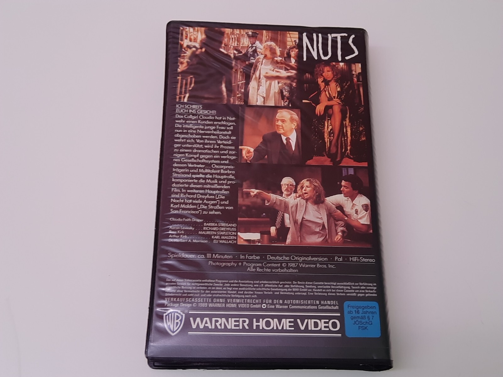Nuts Durchgedreht 1987 VHS German PAL Warner Home Video Barbra