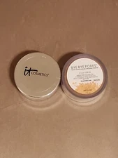 2 IT COSMETICS BYE BYE PORES TINTED SKIN - BLURRING FINISHING POWDER MEDIUM New