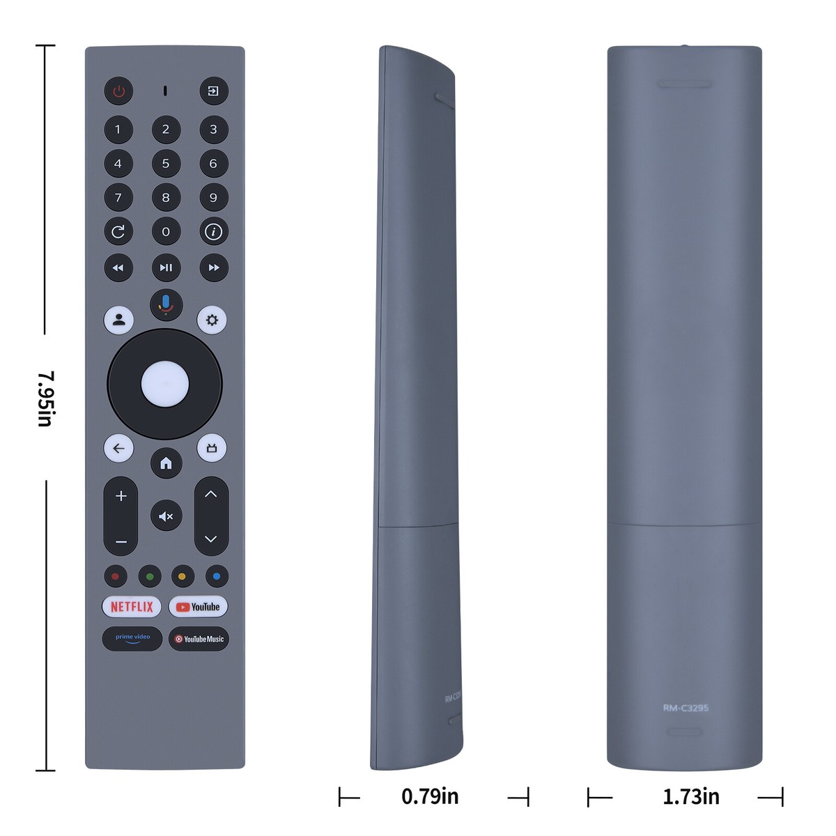 New RM-C3295 RM-C3293 Replacement Remote Control For JVC TV with