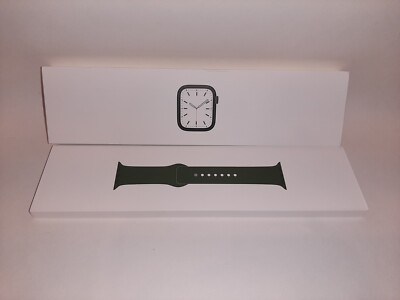 Apple Watch Series 7 41mm GPS + Cellular (Green Aluminum, Clover Sport Band)