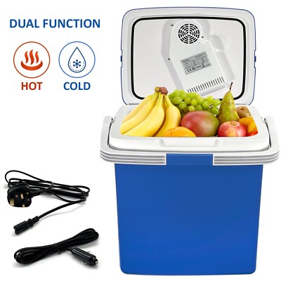 12V Thermoelektrische 26L Kühlbox Warm/Kalt Tragbare Kühlbox Auto Haus Elektro AC/DC