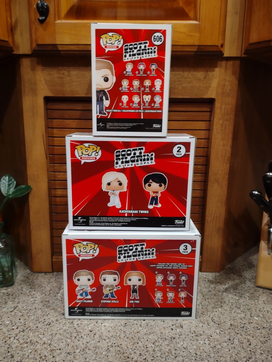 Funko POP Sex Bob-Omb 3 Pack Scott Pilgrim Stephen Stills Kim Pine