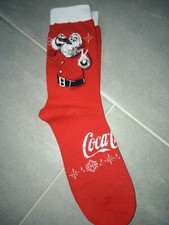 Weihnachts socken Coca-Cola, Gr.39-43,rot,Weihnachtsmann, neu, originallverpackt