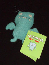 Vintage UGLYDOLL 2002 ICE-BAT 4" Miniature Plush CLIP-ON NWT