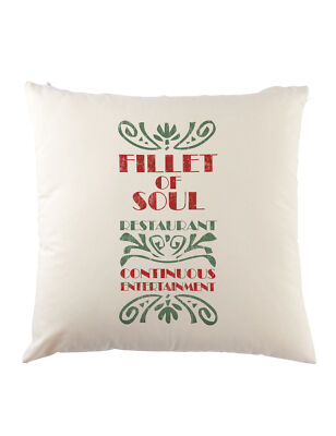 Fillet Of Soul Restaurant Dekokissen James Spy Sign Symbol Live Spot Bond