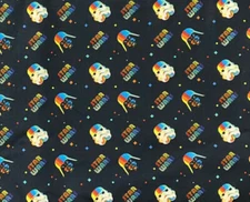  *NEW* Star Wars Rainbow Empire Helmets-1/4 yard (9" x 44") 100% Cotton Fabric
