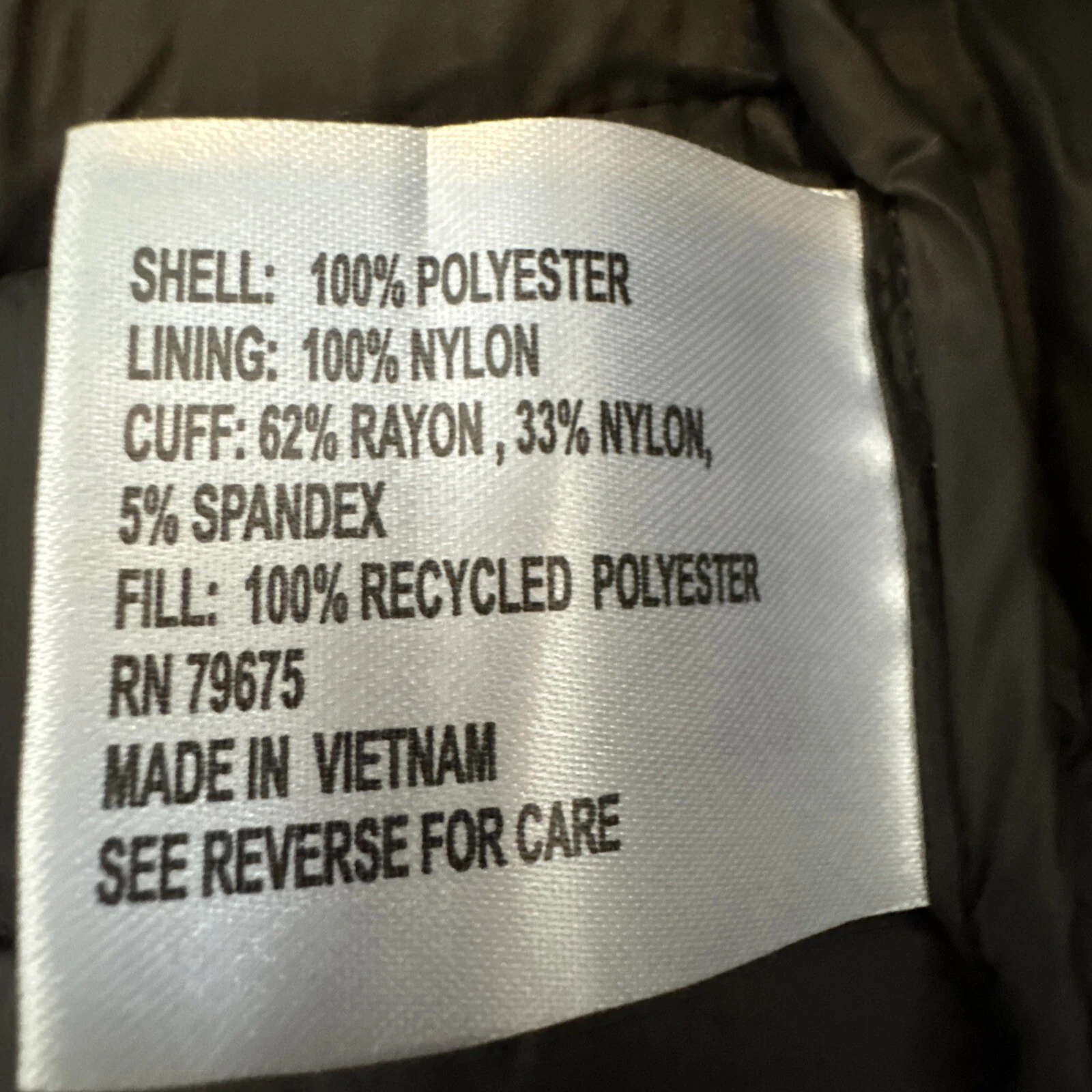 Cappotto caldo Michael Kors MK donna muschio scuro leggero con cappuccio XL nuovo