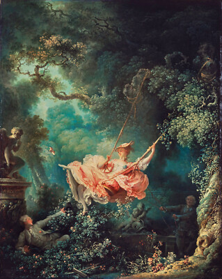 The Swing Jean-Honoré Fragonard Painting Poster Art Print PICK SIZE