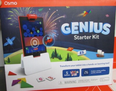 OSMO GENIUS STARTER KIT LEARNING SYSTEM FIRE TABLET 601-00011 MINT IN BOX NEW