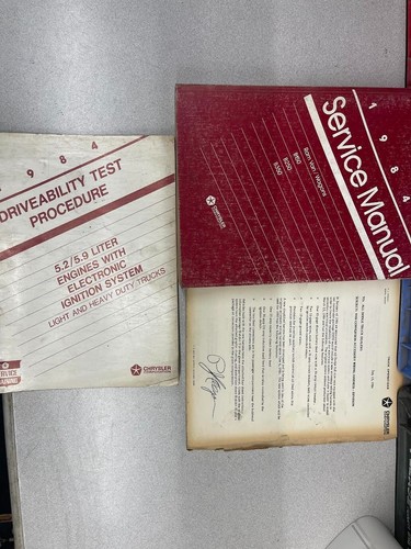 1984 Dodge Ramcharger DW 150 250 350 Service Shop Repair Manual OEM Set - Picture 9 of 10