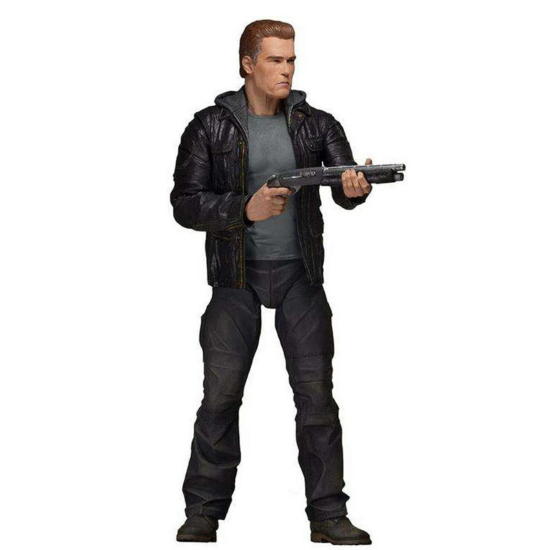 NECA T-800 Terminator Genisys Guardian 7" Action Figure Arnold Schwarzenegger - Image 3 of 4
