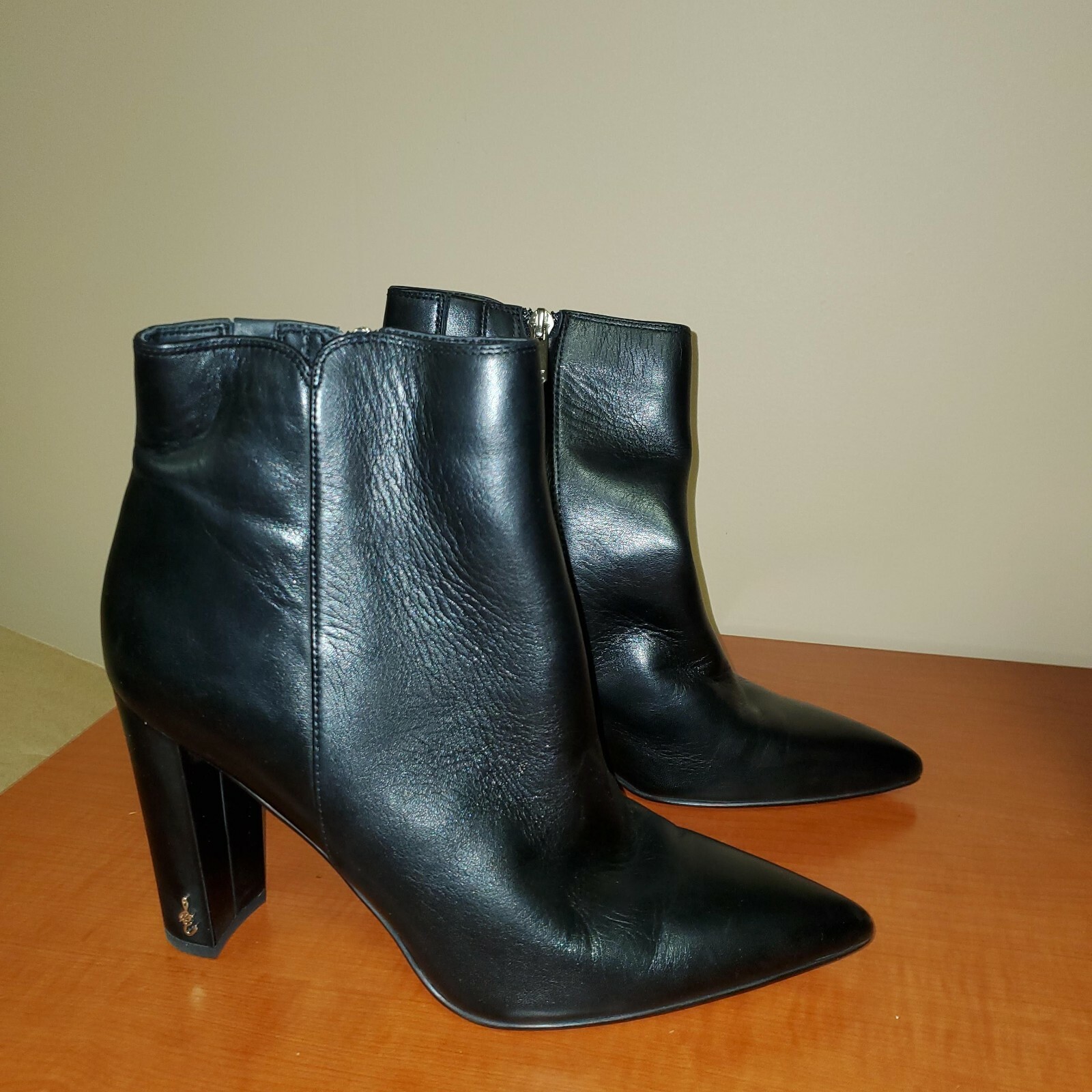 Sam Edelman Leather Pointed Toe Ankle 