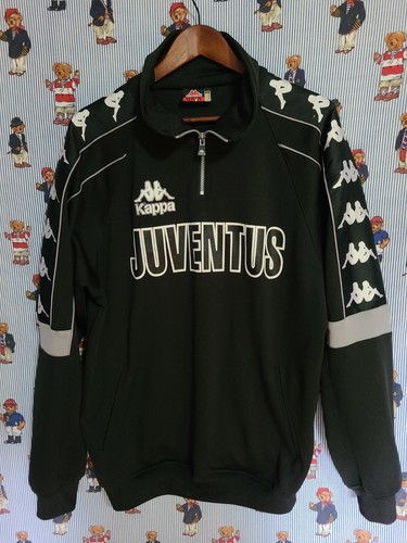 Rare Vtg 90's Kappa Juventus Sony Black 