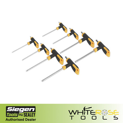 Siegen T-Griff Trx Star Sicherheit Torx Schlüssel Set T10-T50 T-Bar Komfortgriff 8tlg