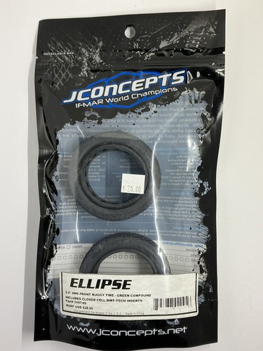 JConcepts Ellipse 2.2 4WD Front Buggy Tires (2) (Aqua A2) [JCO3198-03