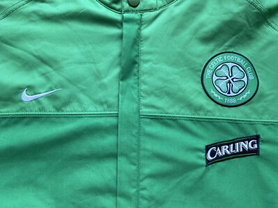 CELTIC 2008 2009 FOOTBALL SOCCER ZIP JACKET NIKE 287590-377 sz XL